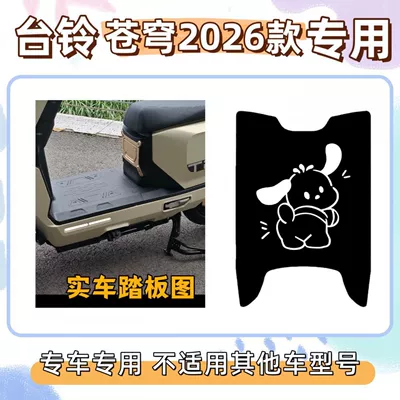 Mat, Wear-Resistant, Non-Slip, Waterproof, Electric vehicle foot mat - pacha-dog-2-free-velcro-tailing-sky-2026-model