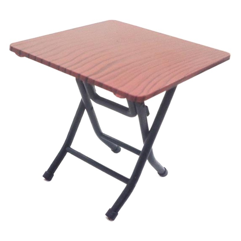 1:12 Dollhouse accesorios Dollhouse mini muebles mesa plegable y silla conjunto con 4 modelo de Taburete