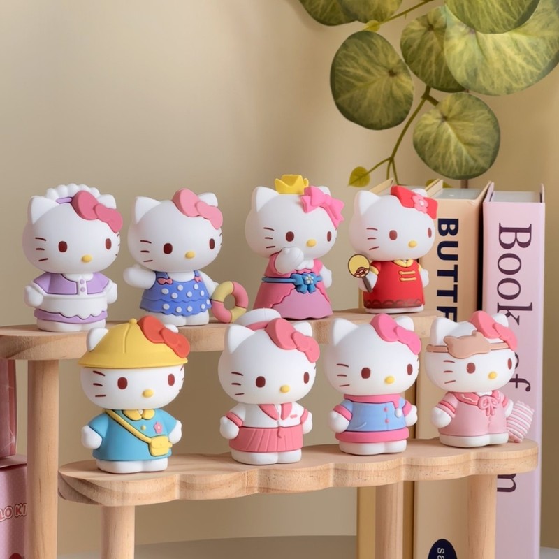 Douyin Xiaohongshuの人気モデル、スピリチュアルなハローキティハローキティブラインドボックス樹脂ドロップシッピング|undefined
