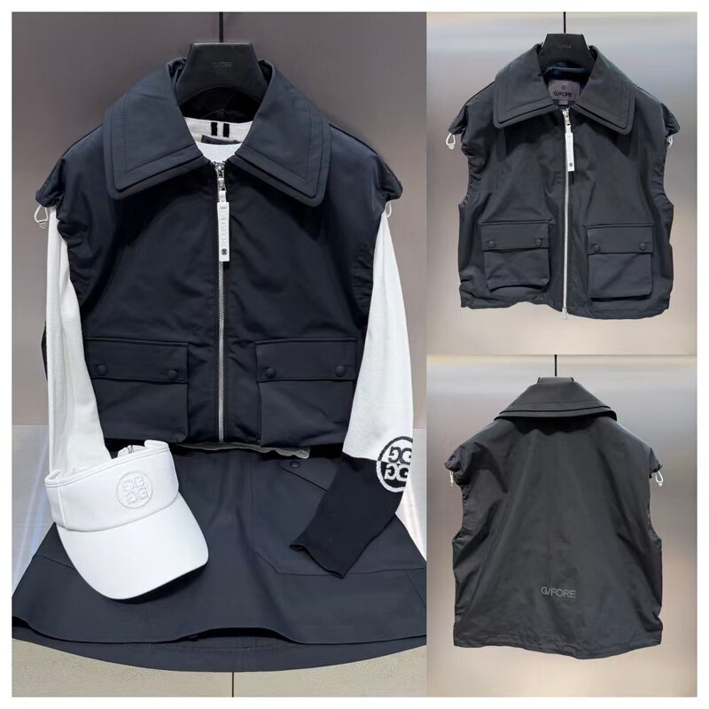 New Style Golf Vest for Women, Spring and Autumn Style, Sports Casual Versatile Style, Fashionable and Simple Style New Style Golf Vest for Women, Spring and Autumn Style, Sports Casual Versatile Style, Fashionable and Simple Style