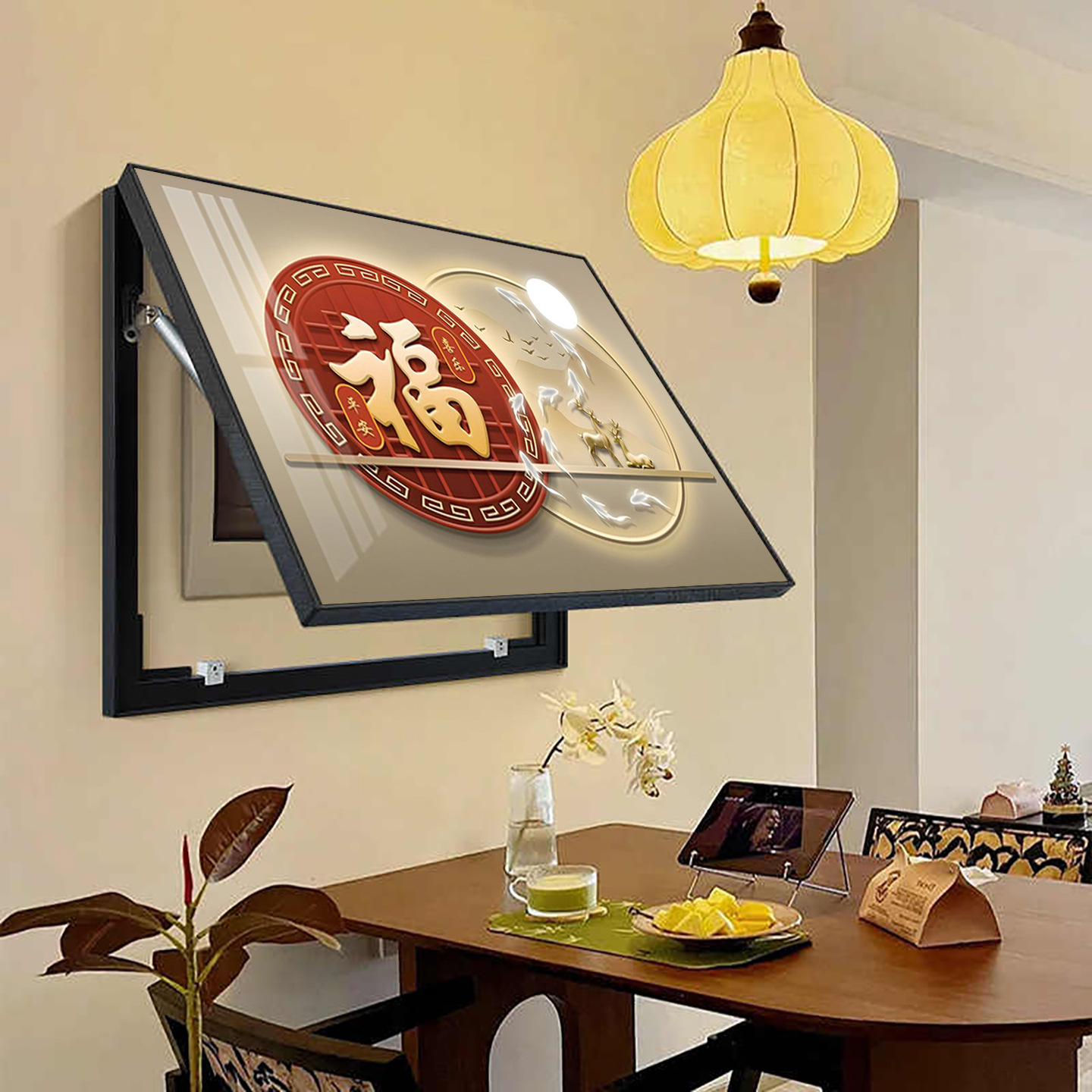 New Electric Meter Box Decorative Painting Living Room Power Main Switch Wall Mural Room Switch Box Wall Blocking Hanging Painting