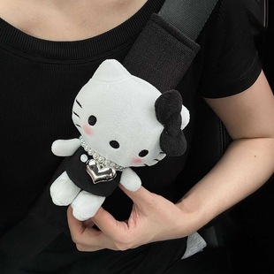 Hello Kitty Car Seat Belt Shoulder Cover Decoration for Girls in the Car Cute Creative Shoulder Strap Car Cover