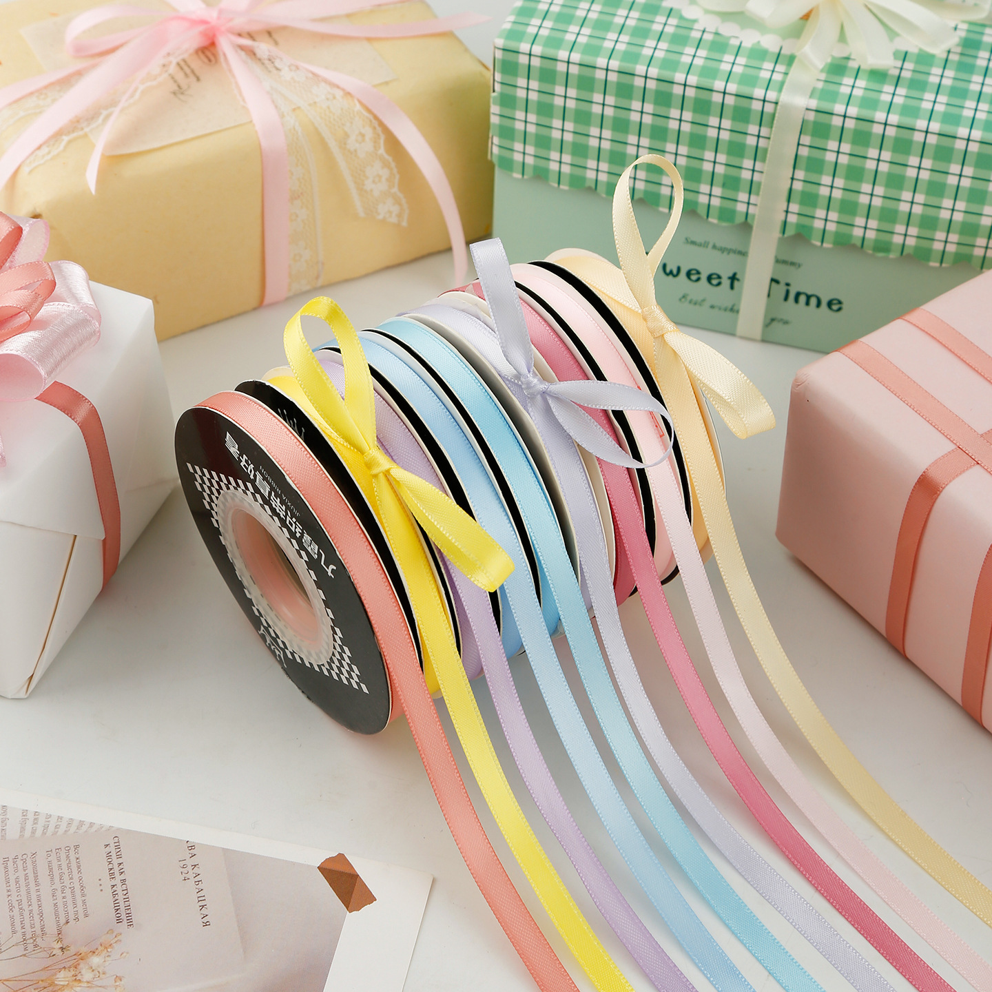 Double-sided solid color hair band