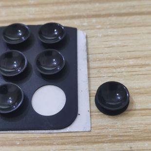 Single-grain silicone sucker mobile power charging treasure sucker high temperature resistant conductive sucker