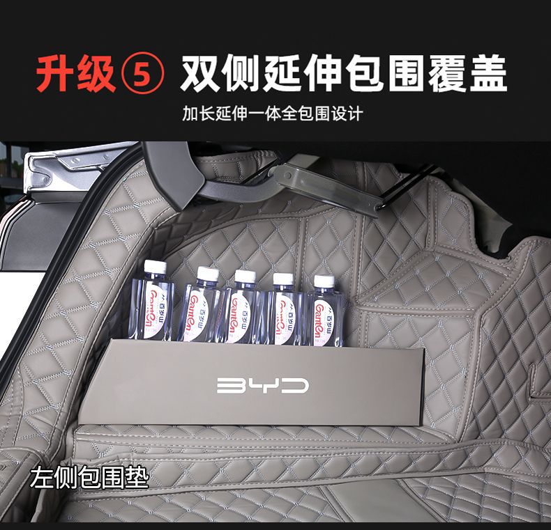 Applicable to BYD Seal 06dmi Trunk Mat Surrounding 24 Seal 06 Trunk Mat Car Interior Decoration Supplies