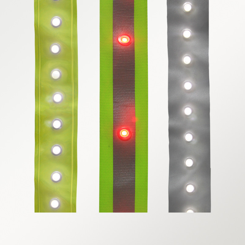LED発光馬甲灯条メーカー反射ベストと鶏眼灯帯夜間反射馬甲加ブリスターライト条|undefined