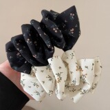 Гигантский объем волос для женщин, новинка 2025 года, плиссированные облака, пузырьки в горошек, цветочная заколка-банан, заколка для волос для милых девочек, головной убор