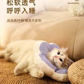 宠物伊丽莎白圈猫咪项圈围脖防舔狗狗脖圈伊利沙白圈绝育头套软圈