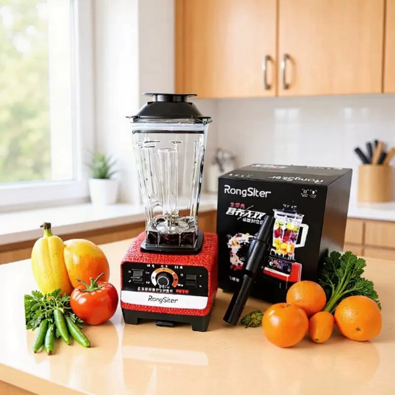 2L中文破壁机榨汁机果汁机豆浆机家用搅拌机厨房批发调速强劲