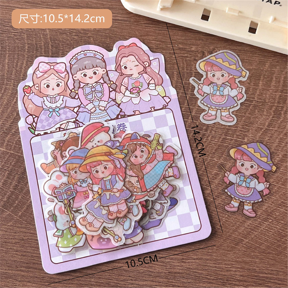 100 pegatinas originales de mano de dibujos animados lindo