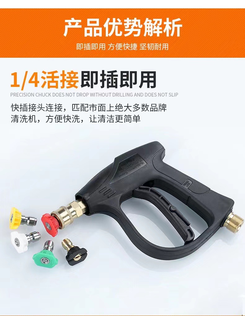 High Pressure Washer Aluminum Valve Core Car Wash Water Gun