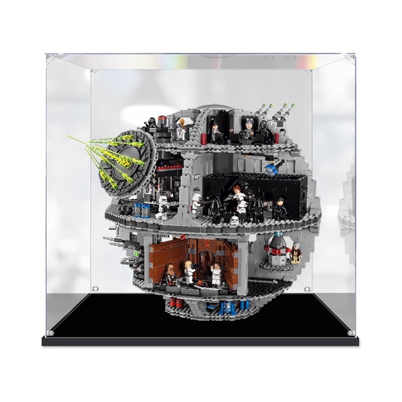 アクリル展示ボックス適用75159デッドスター3号積み木モデル収納ボックス透明ダストカバー|undefined