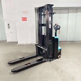 2 Tons Logistics Storage Handling Loading and Unloading Truck Automatic Lifting Forklift Walking Hydraulic Handling Stacker