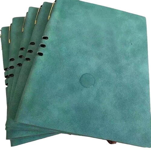 High-quality, stylish faux sheepskin notebook and notepad set with luxury-feel design—plus signature pen—wholesale available.