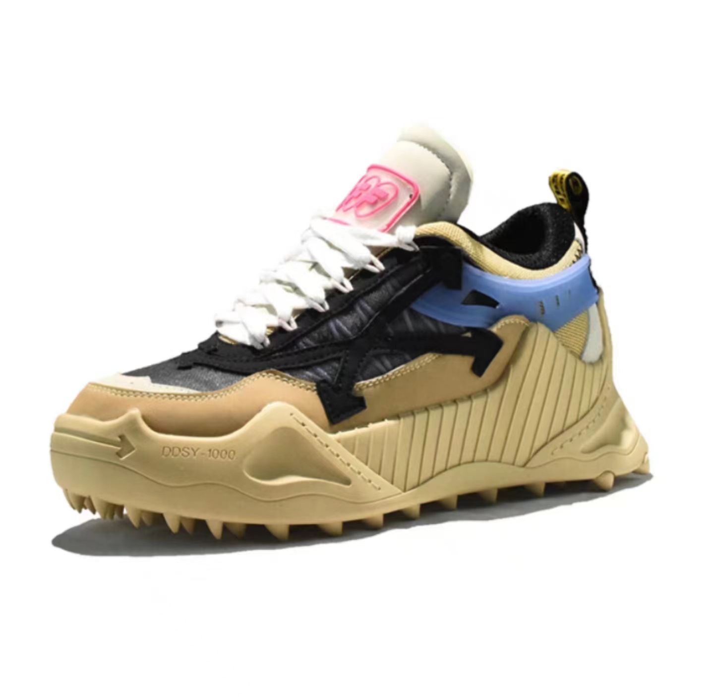 Papá zapatos de comercio exterior marca de moda zapatos de hombre suela gruesa altura creciente flecha pareja zapatos casual DingTalk inferior zapatilla de deporte de las mujeres