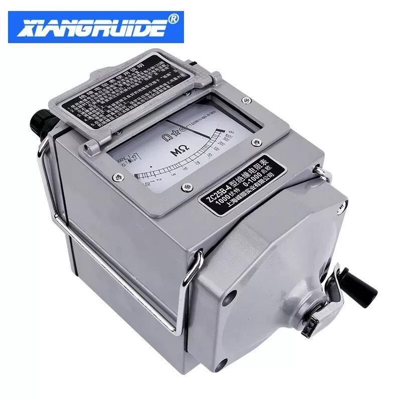 Nanjing Xiangrui Dezhaohu метр ZC25B-3 с алюминиевым корпусом, ручной измеритель 1000 В, измеритель сопротивления изоляции высокого напряжения, омметр