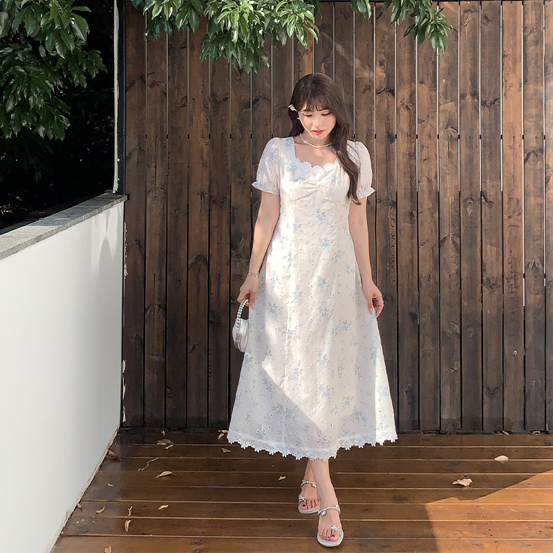  夏  XL-5XL 大きいサイズ ワンピース（2タイプ：ショート丈、ロング丈）