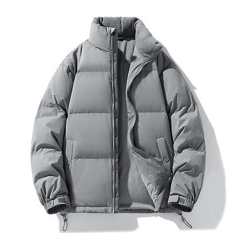 Chaqueta de plumón de gama alta para hombre con cuello alto grueso y cálido marca de marea chaqueta juvenil de plumón de pato blanco moda casual ropa de hombre de lujo ligero
