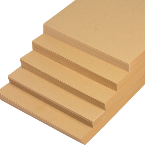 Wholesale A4/a3 pure wood pulp kraft paper 200g thick hard 70g kraft student painting paper kraft card paper