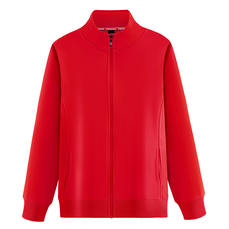 Sudadera de invierno con cuello alto y cremallera, de terciopelo Silver Fox, con logotipo personalizado impreso y bordado, chaqueta de trabajo de oficina, ropa para actividades al aire libre