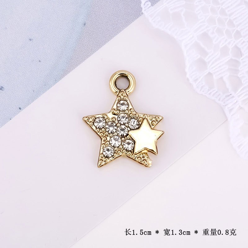 Glossy five-pointed star gold