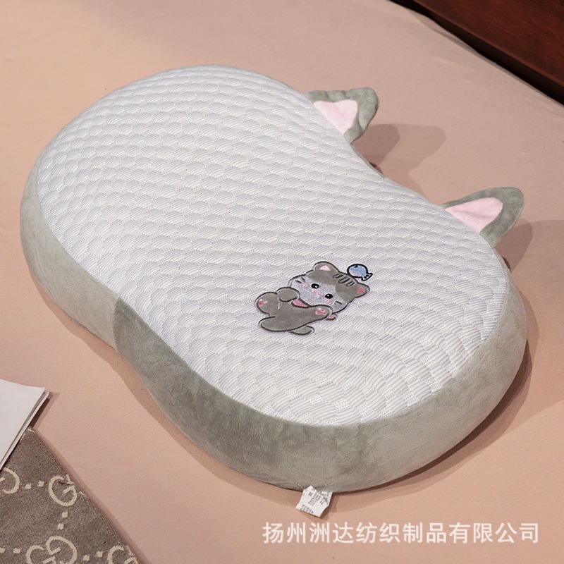 Almohada Lumbar de Espuma Viscoelástica y Seda de Hielo para Oficina