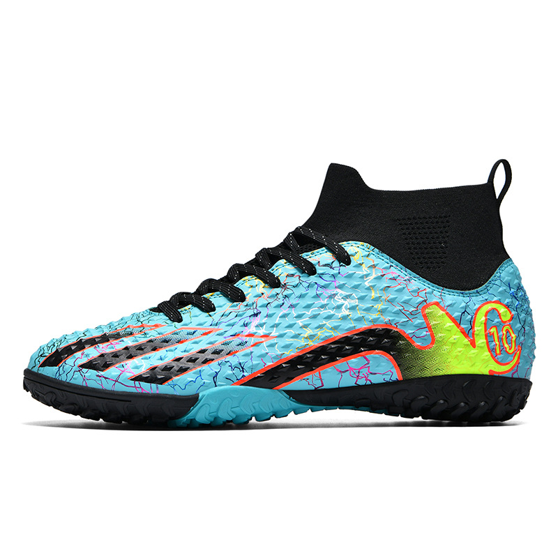 2024 transfronterizos nuevos niños y niñas estudiantes transpirables zapatos de fútbol de clavos cortos y largos zapatos de entrenamiento juveniles