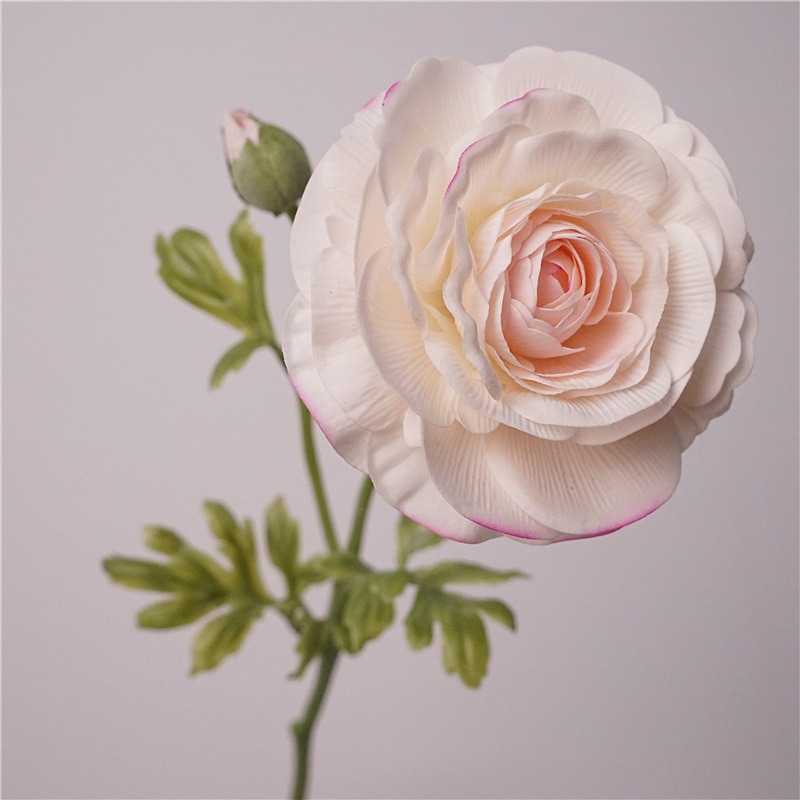 Hand-feeling 2-head lotus - light pink
