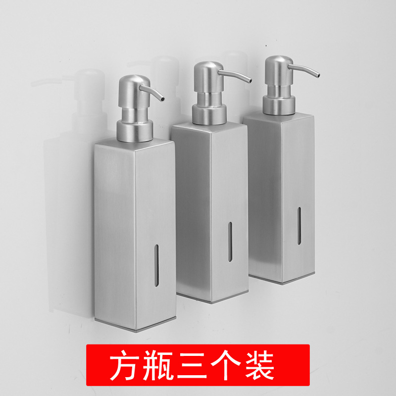 ステンレス製ソープディスペンサー シャワージェル シャンプー コンディショナー ハンドソープボックス B&B ホテル ホテルバスルームスペシャル|undefined