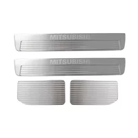 Подходит для 10-летнего автомобиля Mitsubishi Pajero, накладки на пороги из нержавеющей стали, комплект аксессуаров для полной модификации интерьера, педали.