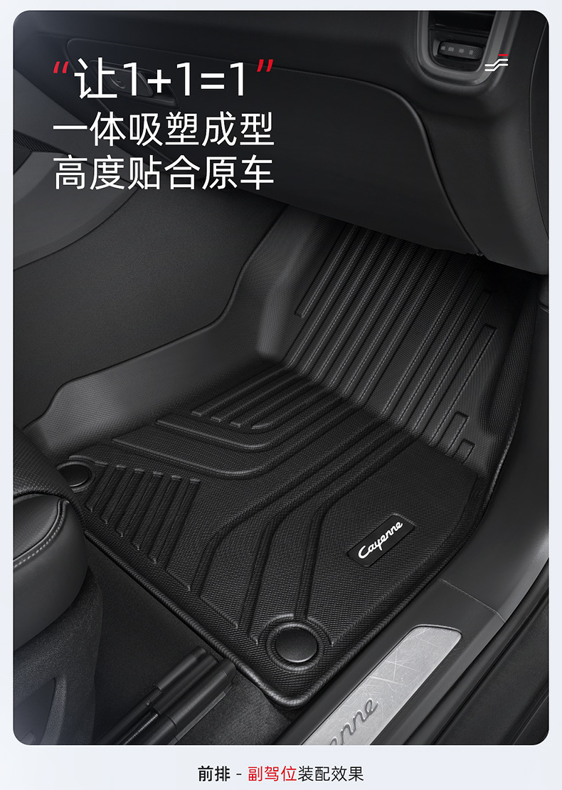 Cross-border wholesale tpe car floor mats fully enclosed waterproof dedicated to BMW Audi Volkswagen interior modification