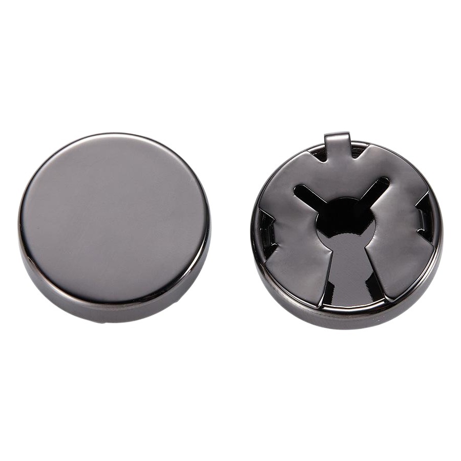 Elegante camisa redonda de los hombres de oro y plata de cuatro colores gemelos botón ordinario accesorios gemelos de metal joyería de los hombres