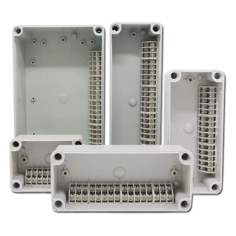 Положительная наружная водонепроницаемая распределительная коробка 5P-60P пластиковый Мониторинг питания оболочки разделенная Линия Уплотнения высокая и низкая Клеммная коробка