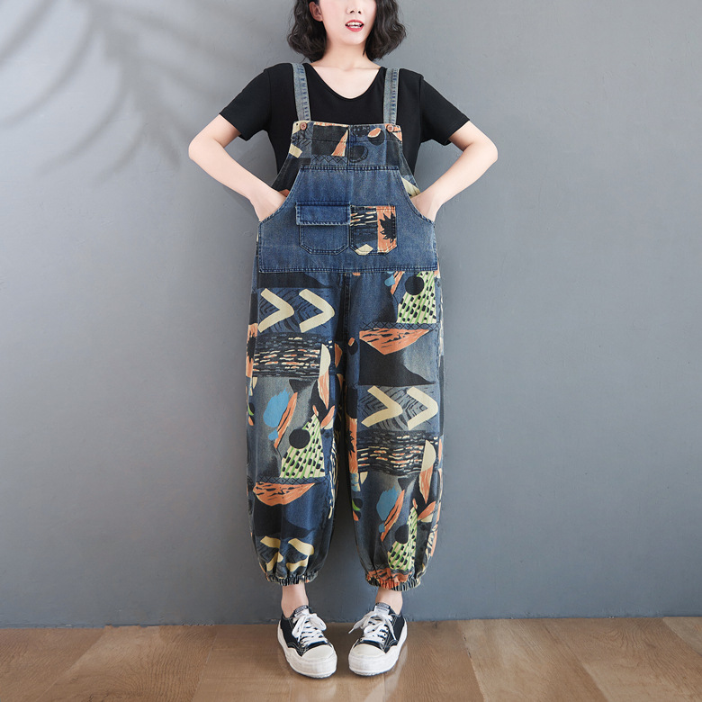 Women's Loose Plus Size Jumpsuit Image 3