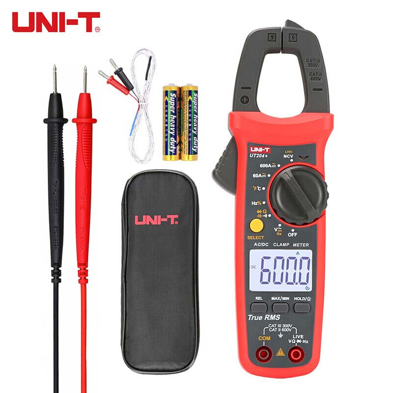 Unilide UNI-T UT204 + digital AC / DC pinza multímetro pinza medidor