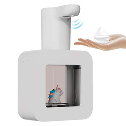 充電式非接触自動ソープディスペンサー 400ml 子供用泡ソープマシン ナイトライト付きインテリジェントセンサー|undefined