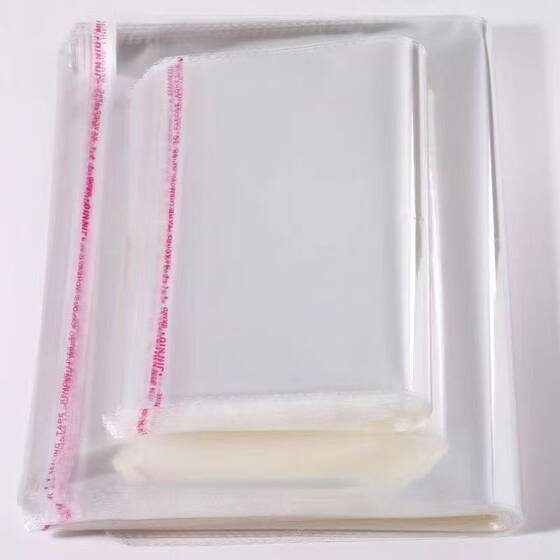 in stock Opp Bag Self-adhesive Bag Transparent Packaging Bag Thickened Transparent Self-adhesive Bag Clothing Packaging Bag