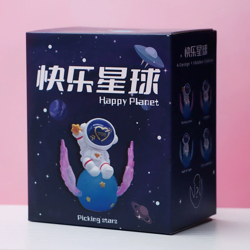 Счастливая планета ночной свет слепой коробки мультфильм светящийся настольный Dream Chaser настольные украшения в подарки для детей и учащихся