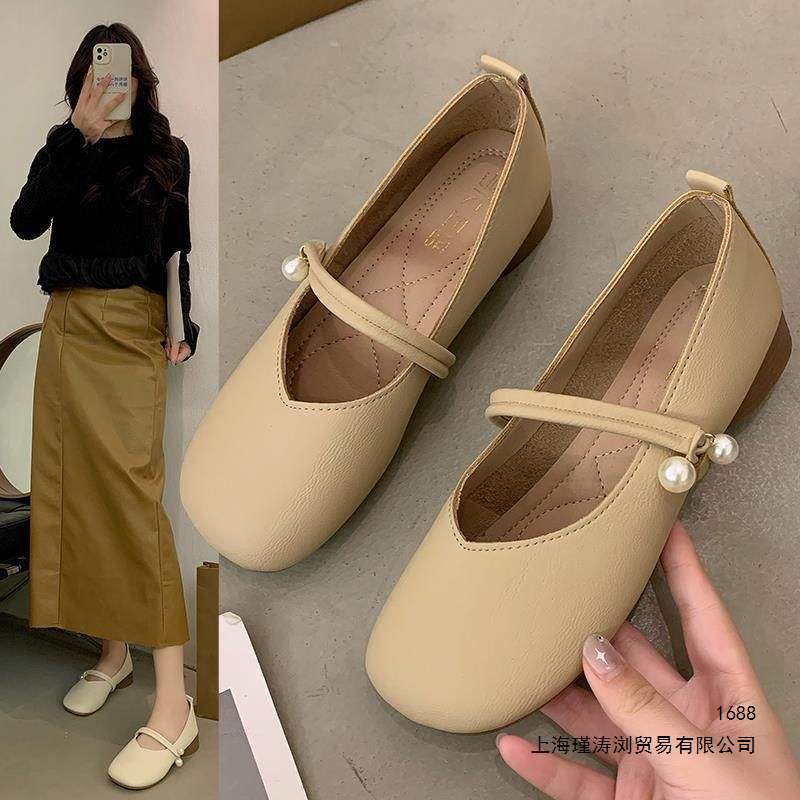 Soft-soled French-style elegant women's shoes, 2026 summer new model, versatile ladylike loafers to pair with skirts, low-heeled flats Soft-soled French-style elegant women's shoes, 2026 summer new model, versatile ladylike loafers to pair with skirts, low-heeled flats