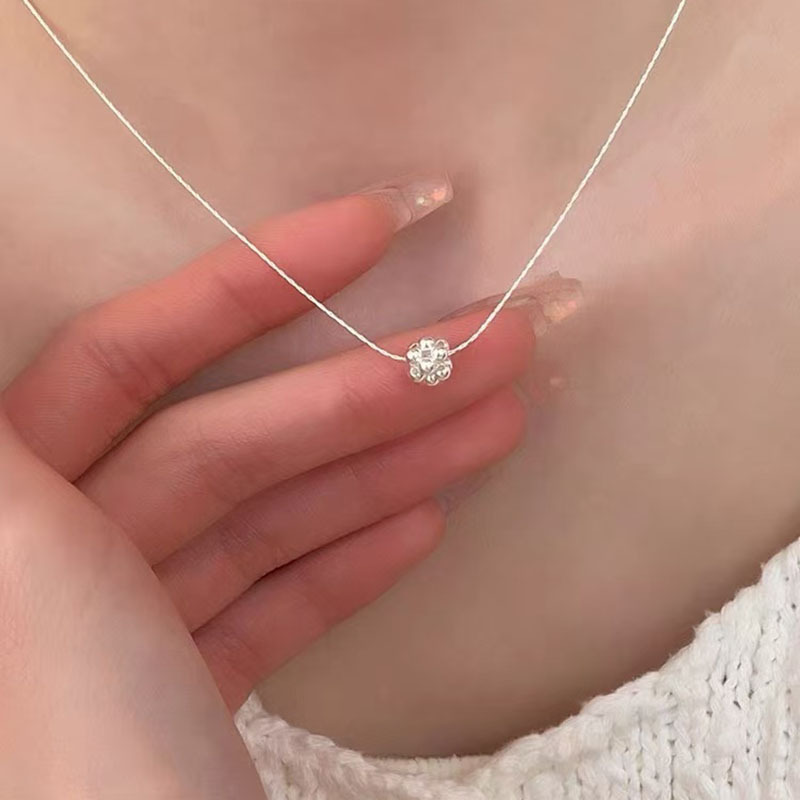 蝴蝶爱心项链女ins潮小众高级设计感百搭短款锁骨链新款颈链项饰|undefined