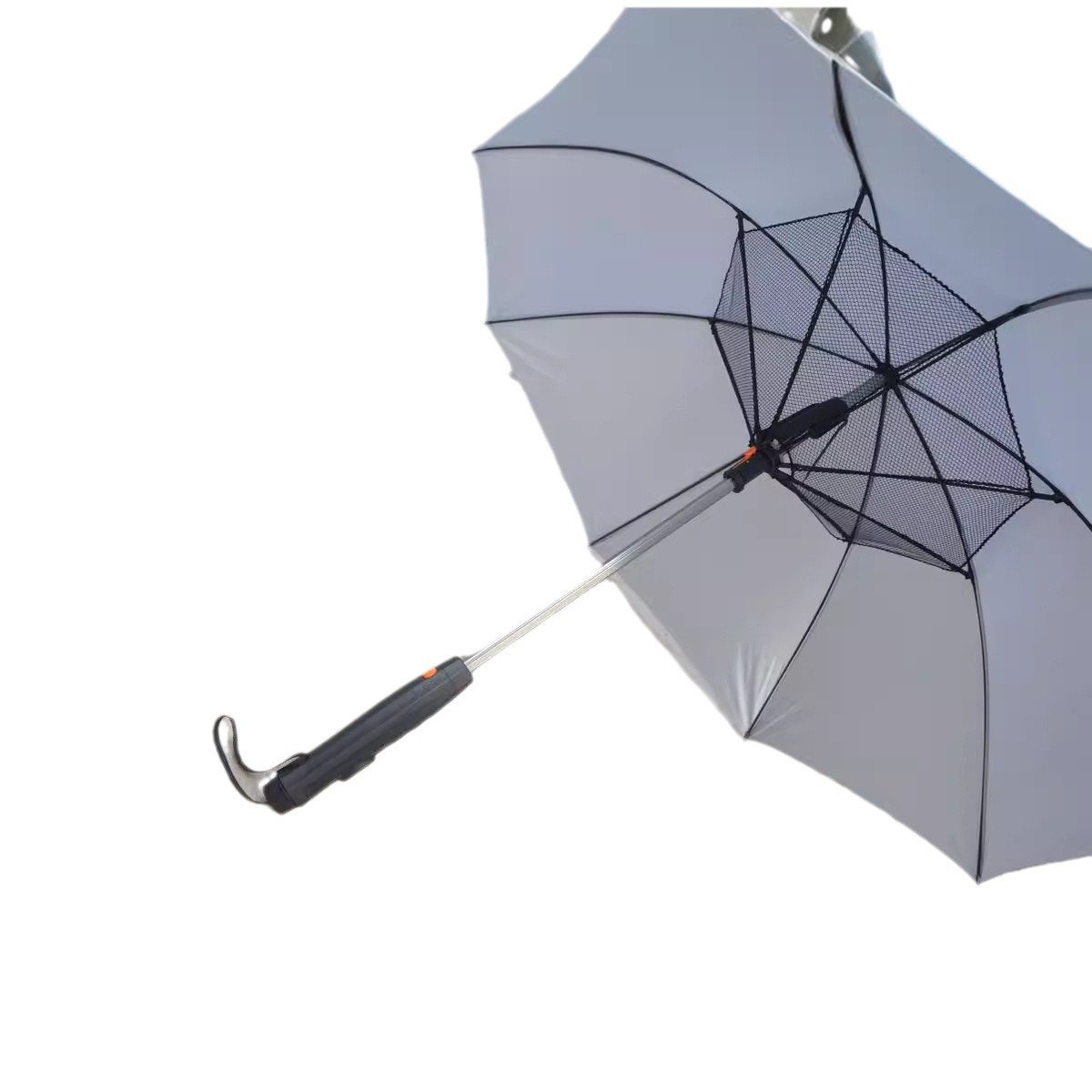 Mango de hueso largo recto al aire libre, protección UV, protección solar, sol, lluvia, regalo, barra recta, ventilador de spray, batería, paraguas