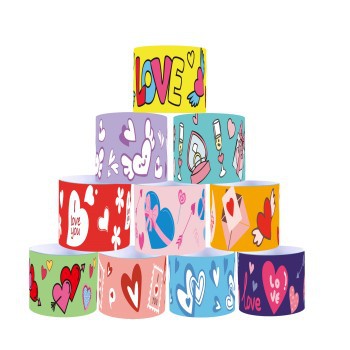 Día de San Valentín transfronterizo para niños collar pulsera juguetes amor Cupid sobres decoración pulsera LOVE joyas