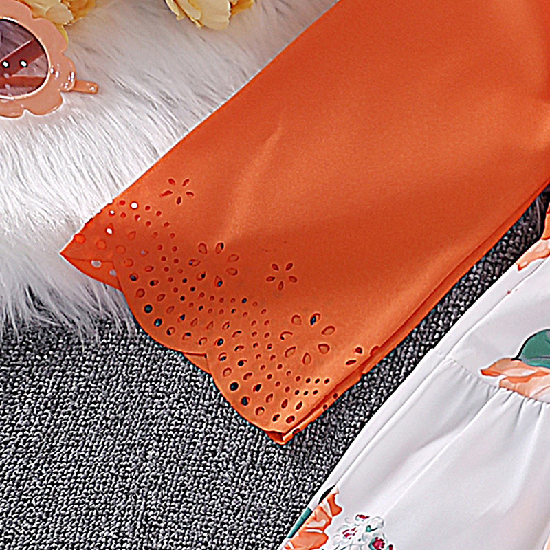 Vêtements pour enfants, haut à manches longues, demi-jupe imprimée, ensemble deux pièces pour filles, nouvelle collection printemps 2024_voghion.com