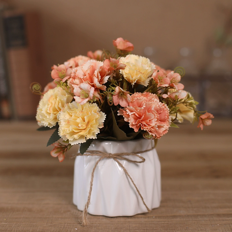Nordic simulation flower decorative flower decorative flower room fake flowers fake flower plastic flower dining table flower bionic bionic flower bleaching flowers