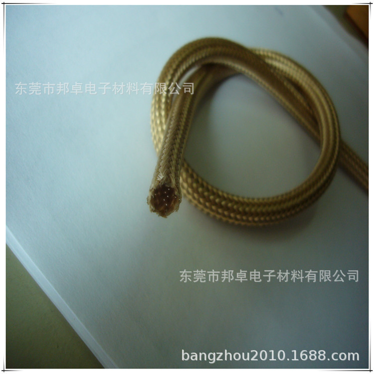 金黄色耐高温套管 定纹管 耐火套管 玻璃丝管 脱蜡管大量供应