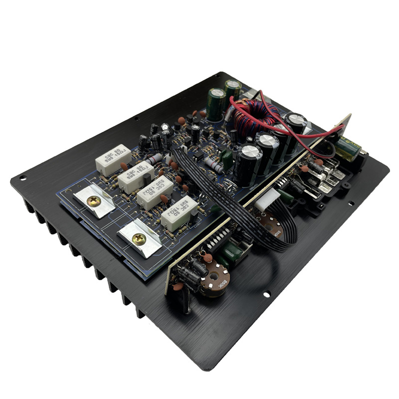 Cross-border 1200W fever high-power 10-inch 12-inch subwoofer power amplifier board passive subwoofer single-channel power amplifier 12V