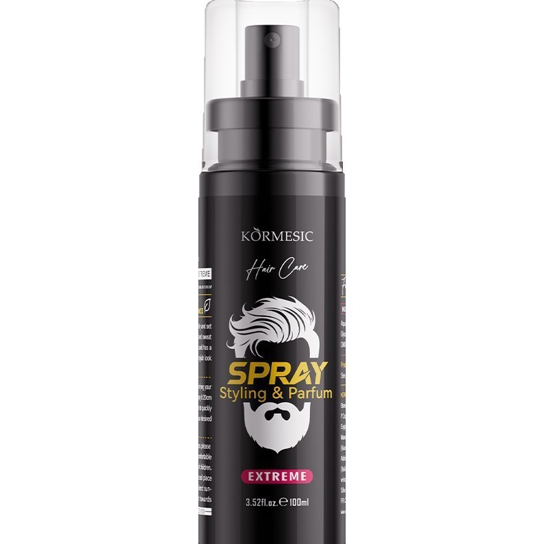 KORMESIC Inglés completo 2 en 1 aceite para el cabello y spray de perfume para el cuidado del cabello para hombres comercio exterior transfronterizo