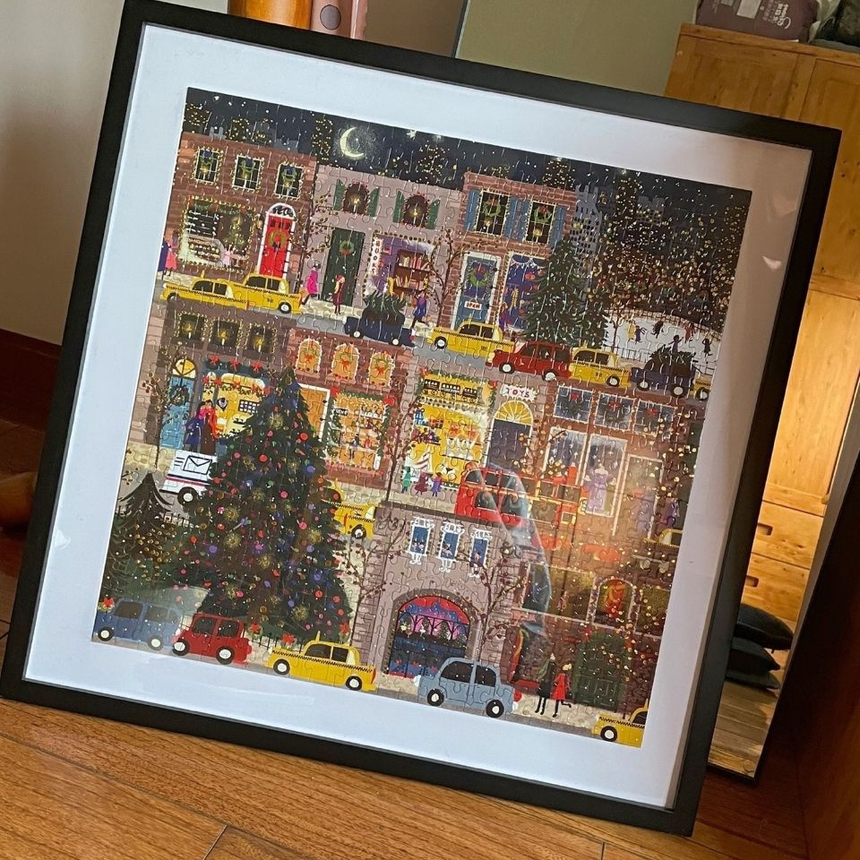 Jigsaw Puzzle Photo Frame Framed Picture Frame Living Room Jigsaw Puzzle Picture Frame Frame Fixed Puzzle Photo Frame Framed Decoration Manufacturer Wholesale