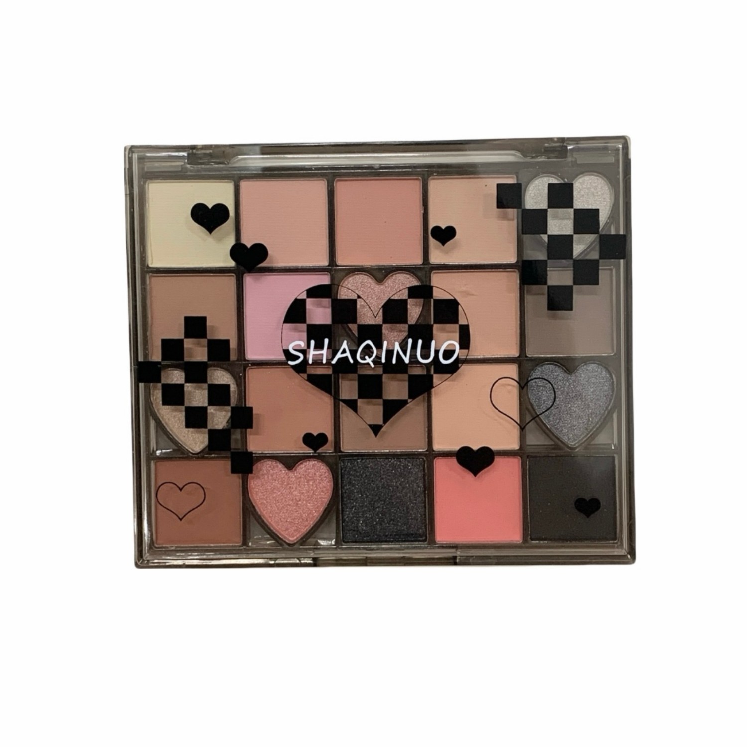 SHAQINUO Neon Heartbeat Eye Shadow 20 color perlado mate no vuela polvo de maquillaje gran sombra de ojos al por mayor