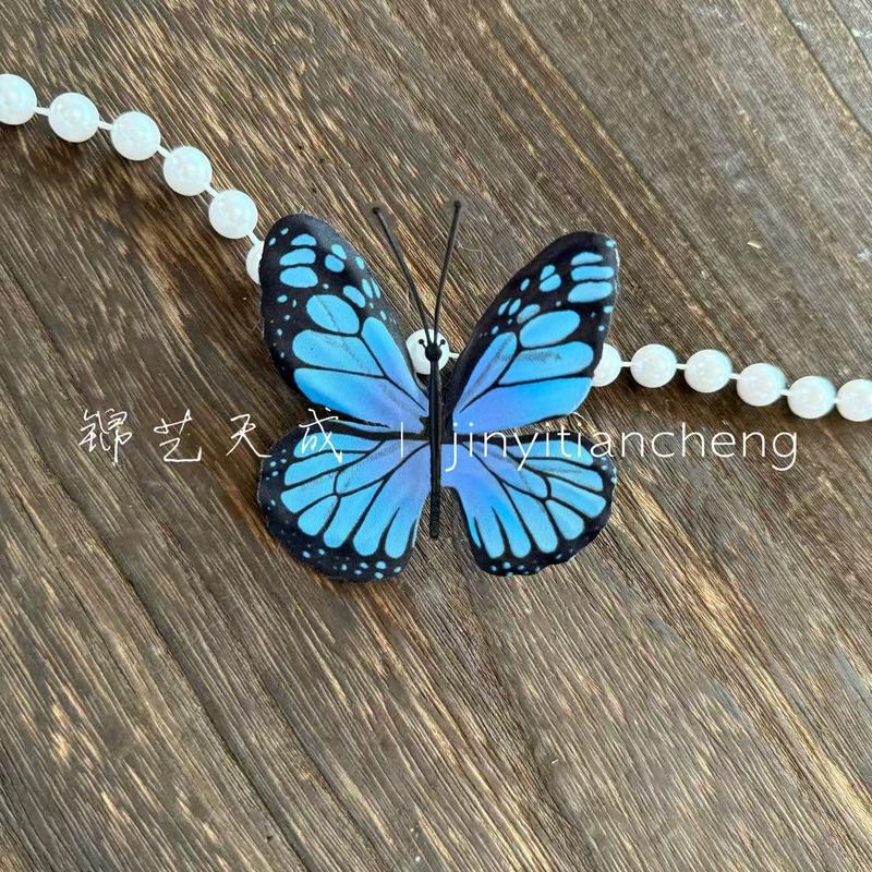 仿真蝴蝶 3d打印蝴蝶小红书爆款diy花朵材 蝴蝶花墙头饰鞋扣装饰|undefined